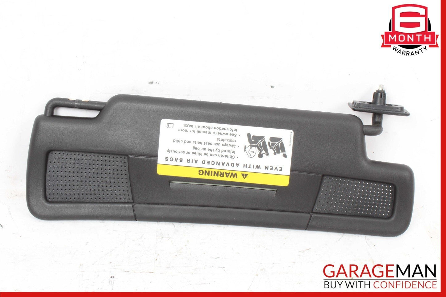 05-11 Mercedes R171 SLK300 Front Left Side Sun Visor Sunvisor Shade Cover Black