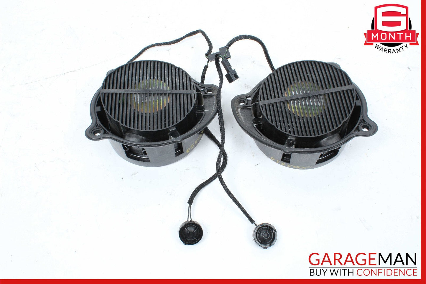 00-06 Mercedes W220 S500 Front Door Audio Sound Speaker Set of 2 Pc OEM