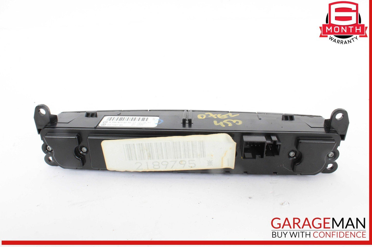 06-12 Mercedes X164 GL450 4MATIC Hazard Control Switch Panel 1648709210 OEM