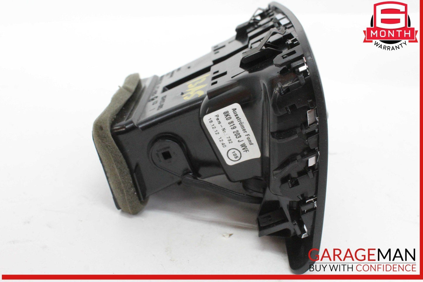 13-17 Audi A5 Q5 A4 SQ5 Rear Center Console Heater AC A/C Air Vent 8K0819203 OEM