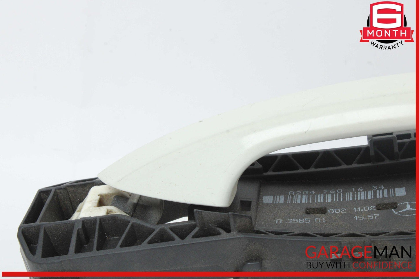 10-13 Mercedes W212 E350 Rear Right Door Handle White OEM