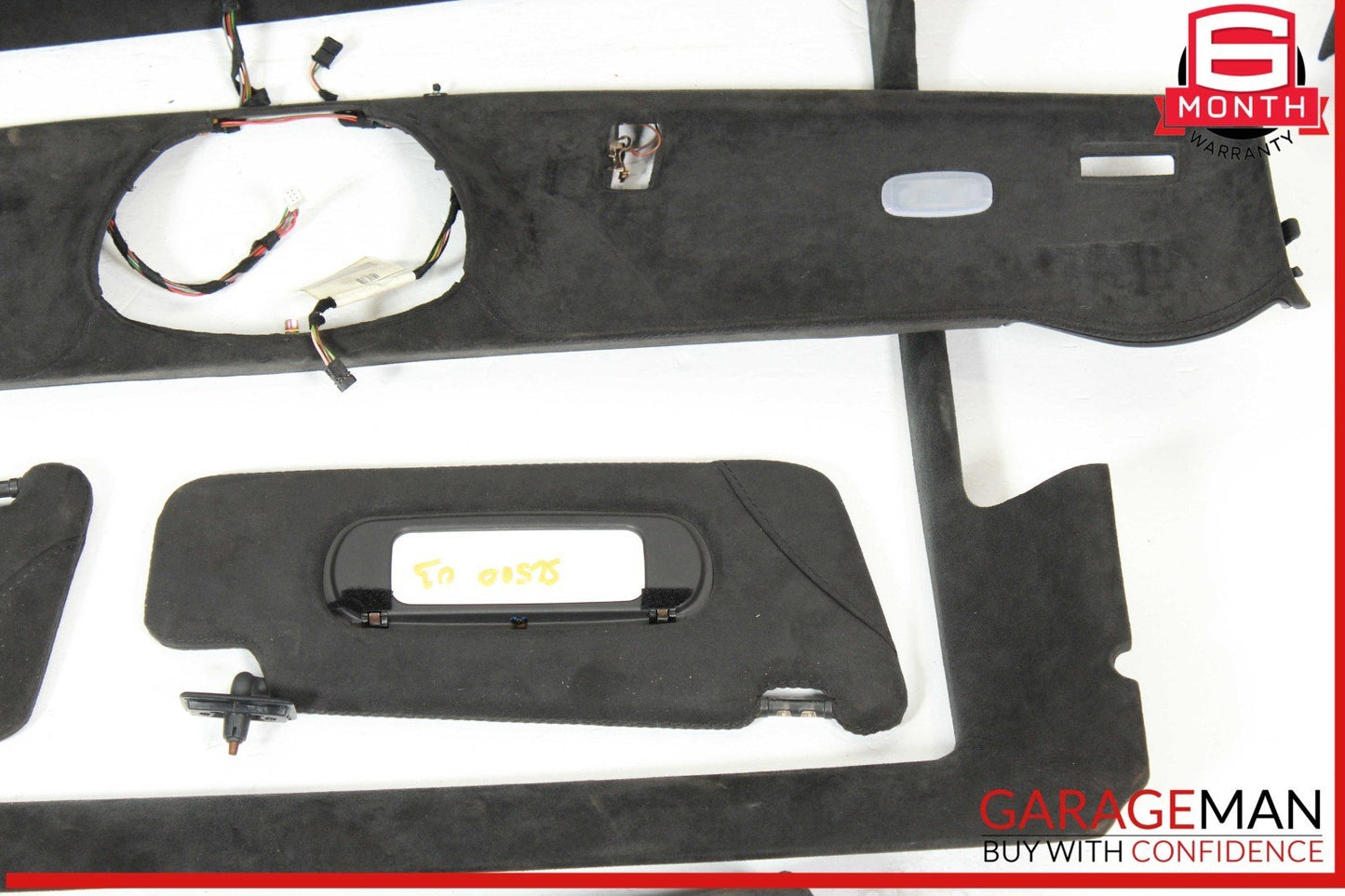 2003 Mercedes R230 SL500 Designo Headliner Set Visors OEM