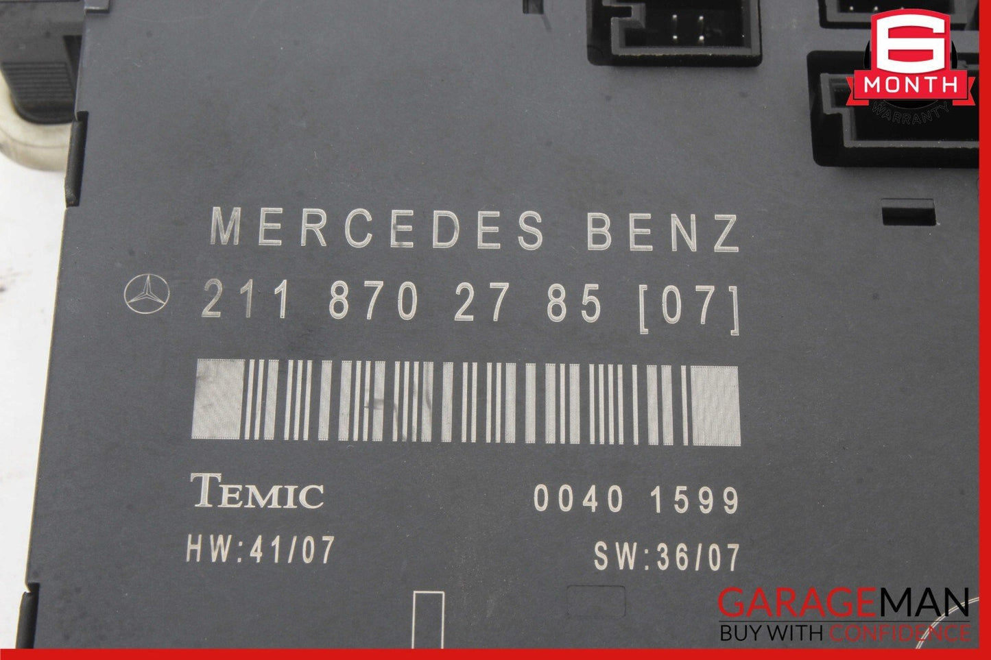 03-09 Mercedes W211 E350 E550 E63 AMG Front Left Side Door Control Module Unit