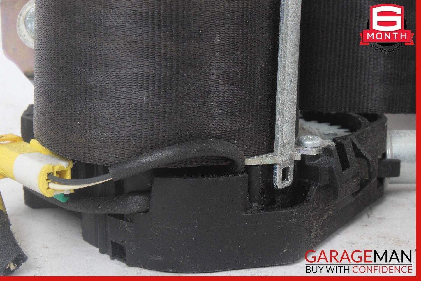 03-08 Maserati Quattroporte M139 Front Left Driver Side Seat Belt Black OEM
