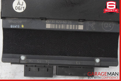 03-12 Mercedes R230 SL550 SL55 Under Seat Control Module Right Side OEM