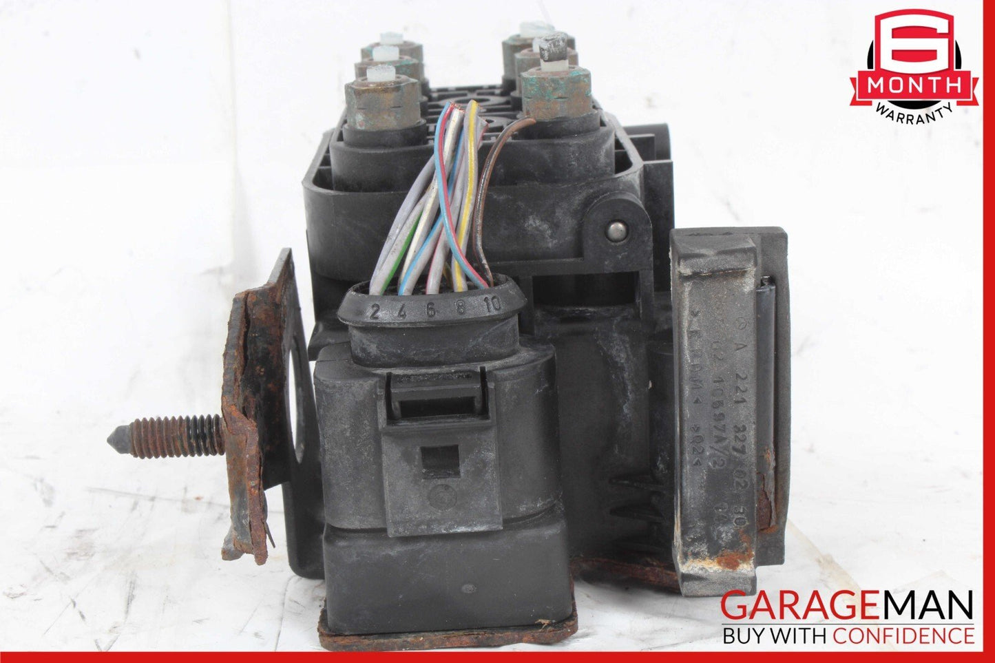 07-14 Mercedes W221 S550 Air Suspension Supply Valve Block Control Module Unit