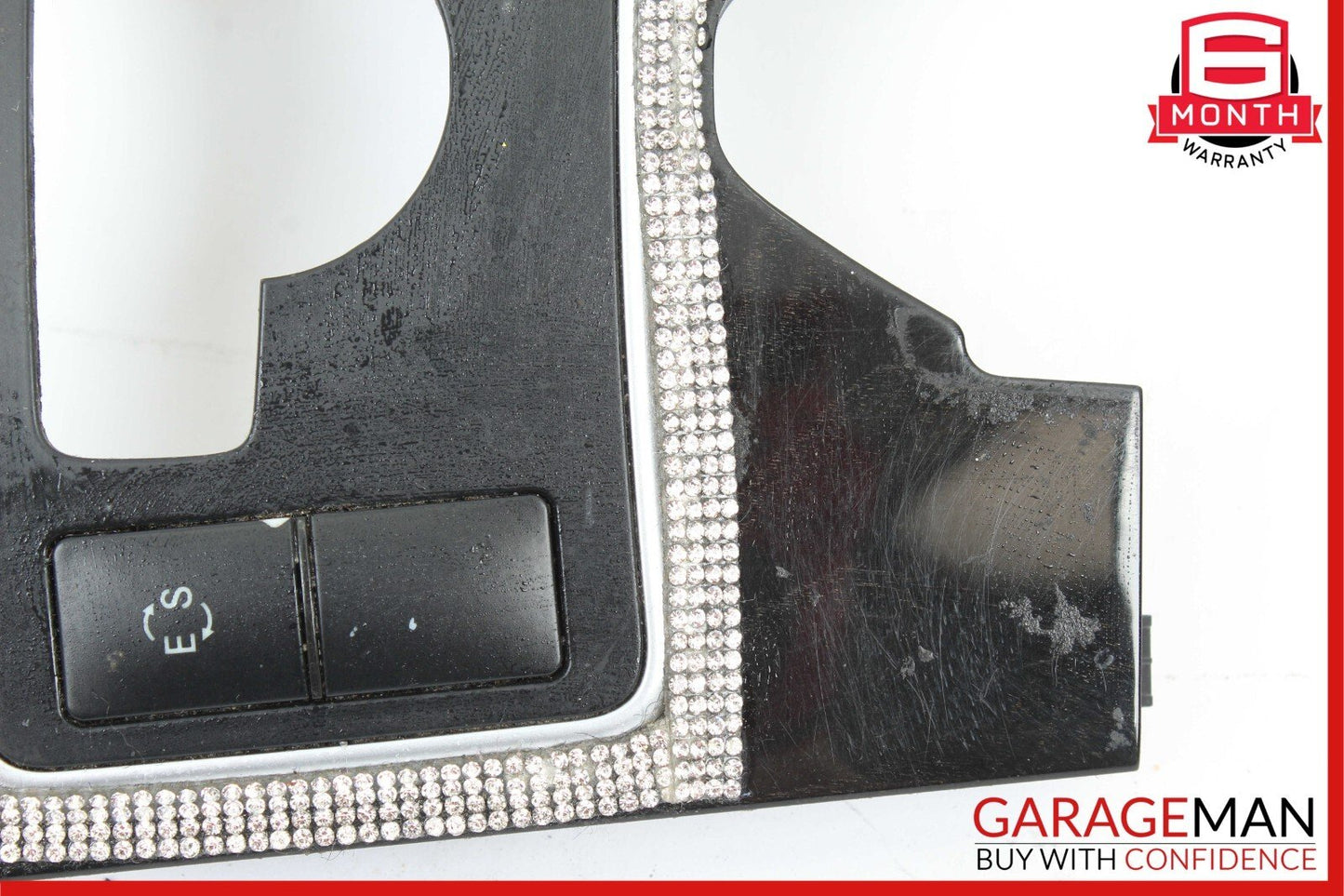 10-13 Mercedes W212 E350 E550 E250 Center Console Switch Trim Cover Bezel Wood