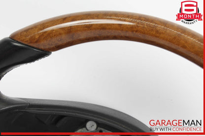 09-12 Mercedes R171 SLK300 SL550 SLK350 3 Spoke Steering Wheel Wood OEM