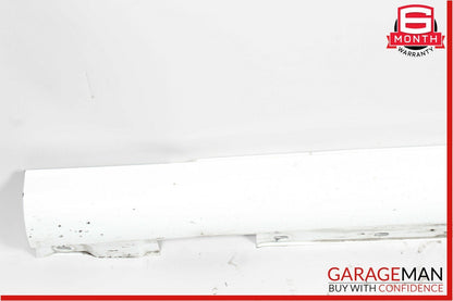 08-14 Mercedes W204 C250 AMG Sport Left Driver Side Skirt Rocker Panel White