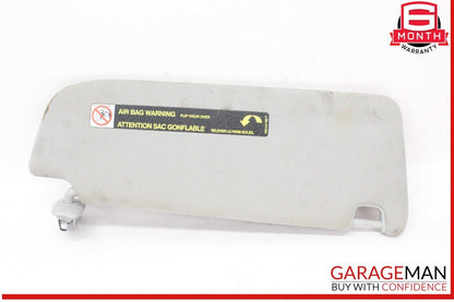 12-18 Audi A6 S6 A7 Front Left Driver Side Sun Visor Sunvisor Gray OEM