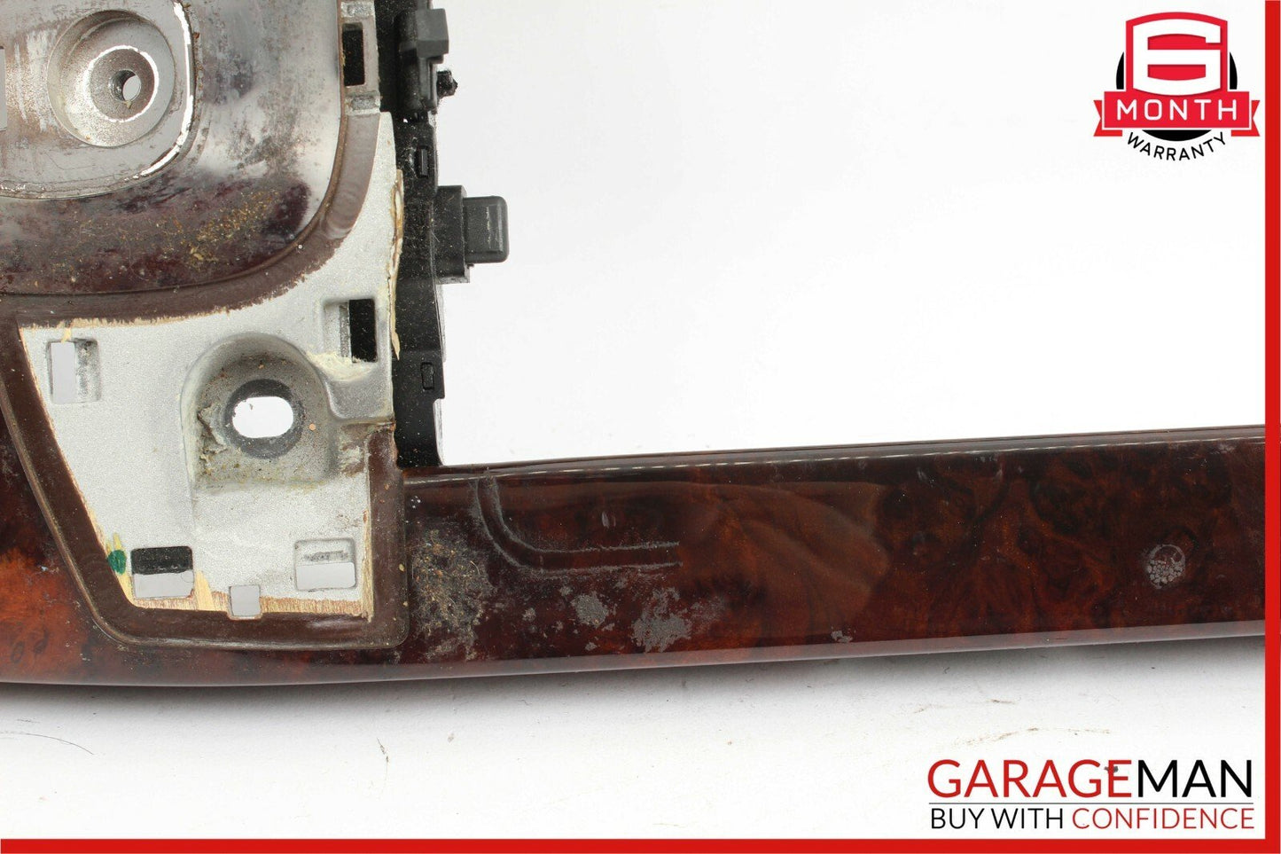 07-09 Mercedes W221 S550 S63 AMG Center Console Trim Bezel Wood 2216800234 OEM