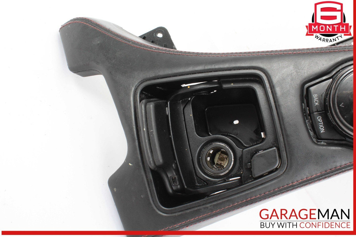 12-18 BMW 640i 650i Front Center Console Trim Cover Panel w/ Knob Switch OEM