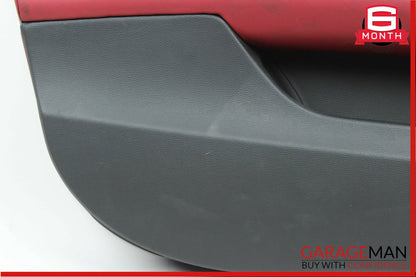 14-18 Maserati Quattroporte Front Left Driver Side Interior Door Panel Red