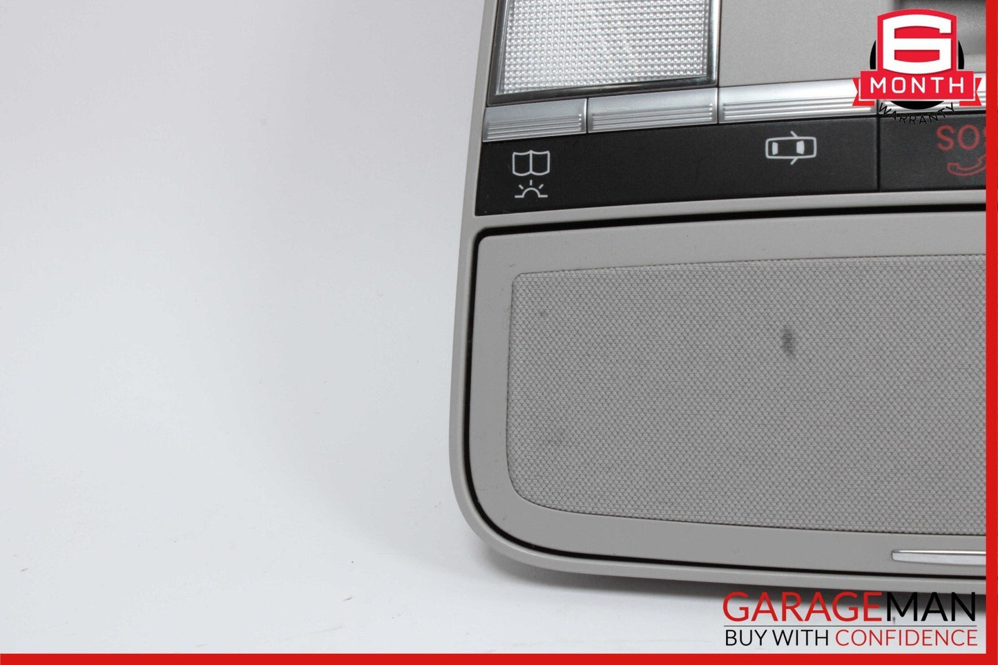 07-10 Mercedes W221 S550 CL550 Overhead Dome Light Sunroof Control Grey OEM