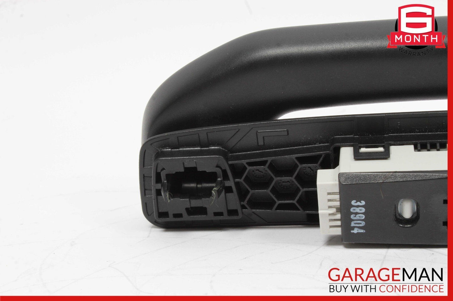 15-20 Mercedes W205 C300 Rear Left Side Roof Grab Handle w/ Lamp Black