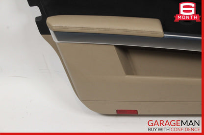 10-15 Mercedes X204 GLK350 Front Left Side Interior Door Trim Panel Cover Brown