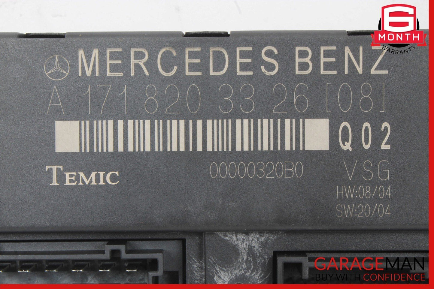 05-11 Mercedes R171 SLK280 SLK350 Convertible Top Roof Control Module Unit OEM