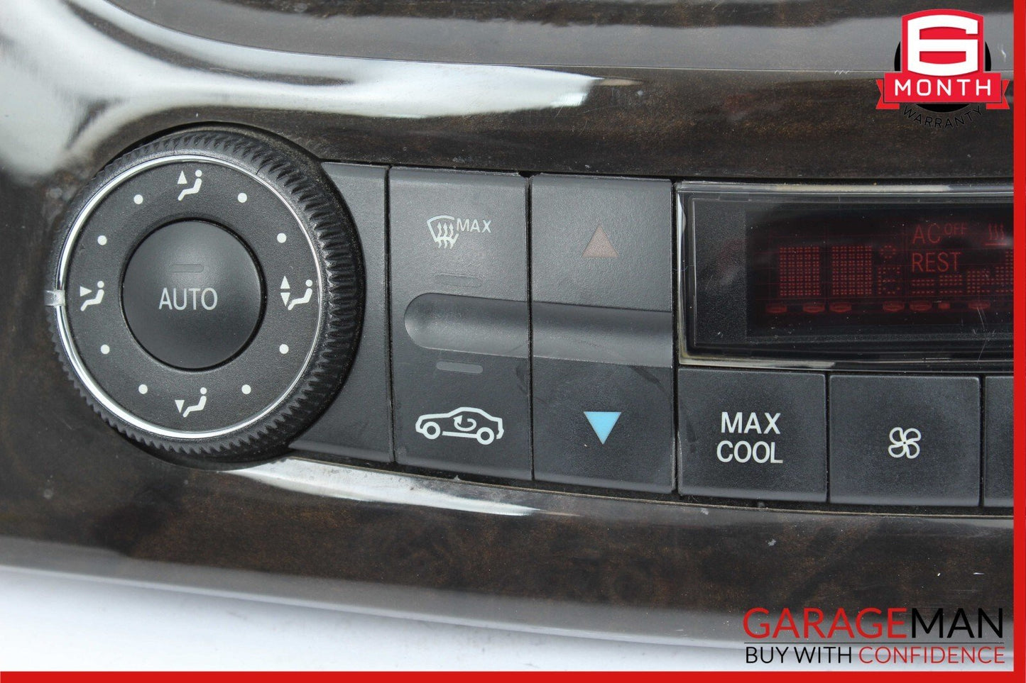 06-11 Mercedes W219 CLS500 Center Dash Climate Control Trim Bezel Panel Assembly