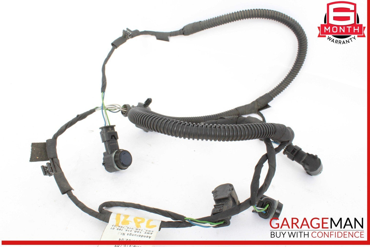 11-14 Porsche Cayenne 958 Bumper Harness Wires Wiring Park Parking Sensors OEM