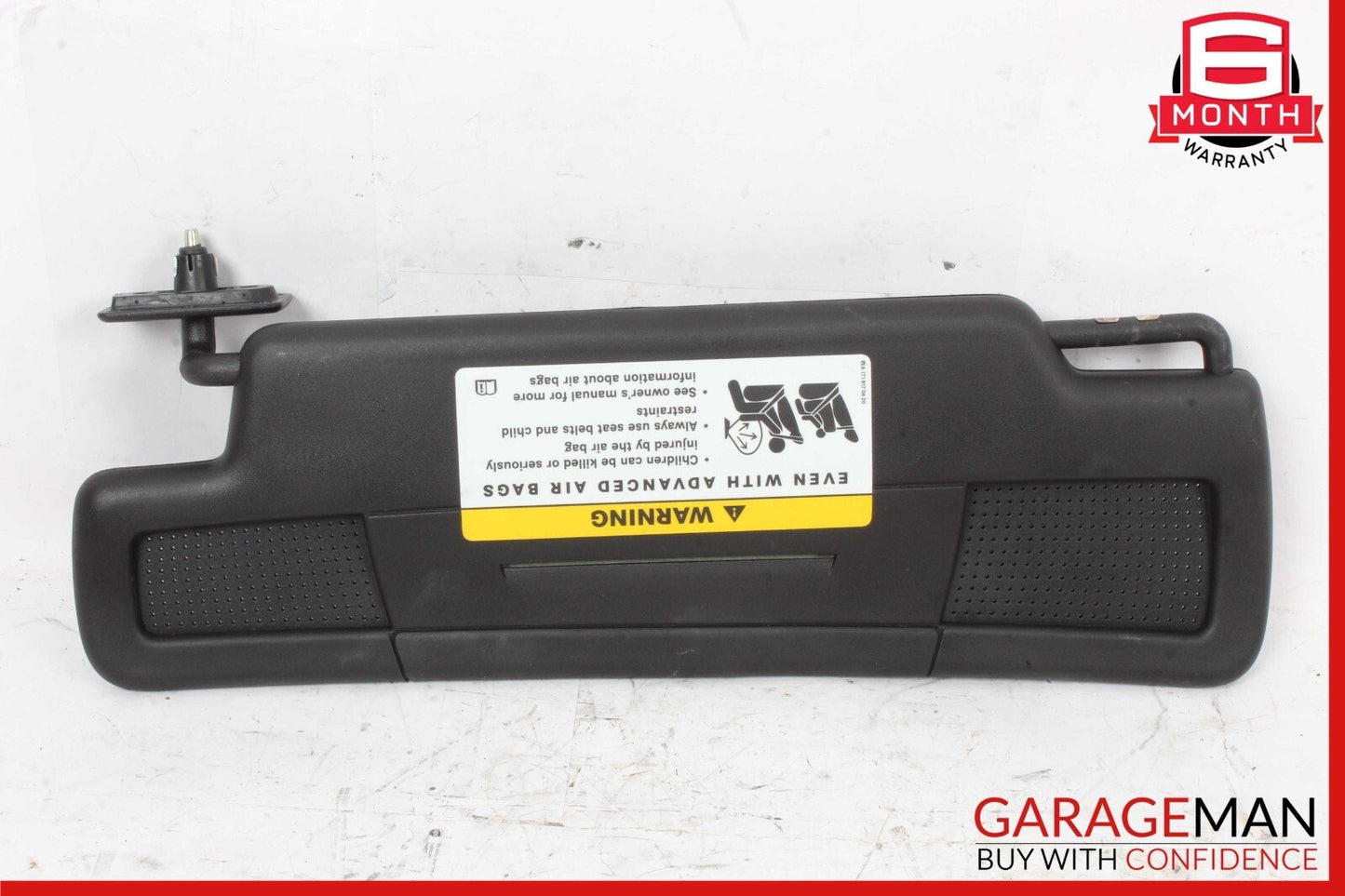 05-11 Mercedes R171 SLK300 Front Right Sun Visor Sunvisor Shade Cover Black