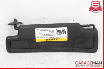 05-11 Mercedes R171 SLK300 Front Right Sun Visor Sunvisor Shade Cover Black
