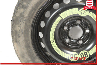08-14 Mercedes W204 C250 C300 Emergency Spare Tire Donut Wheel Rim 125 90 16"