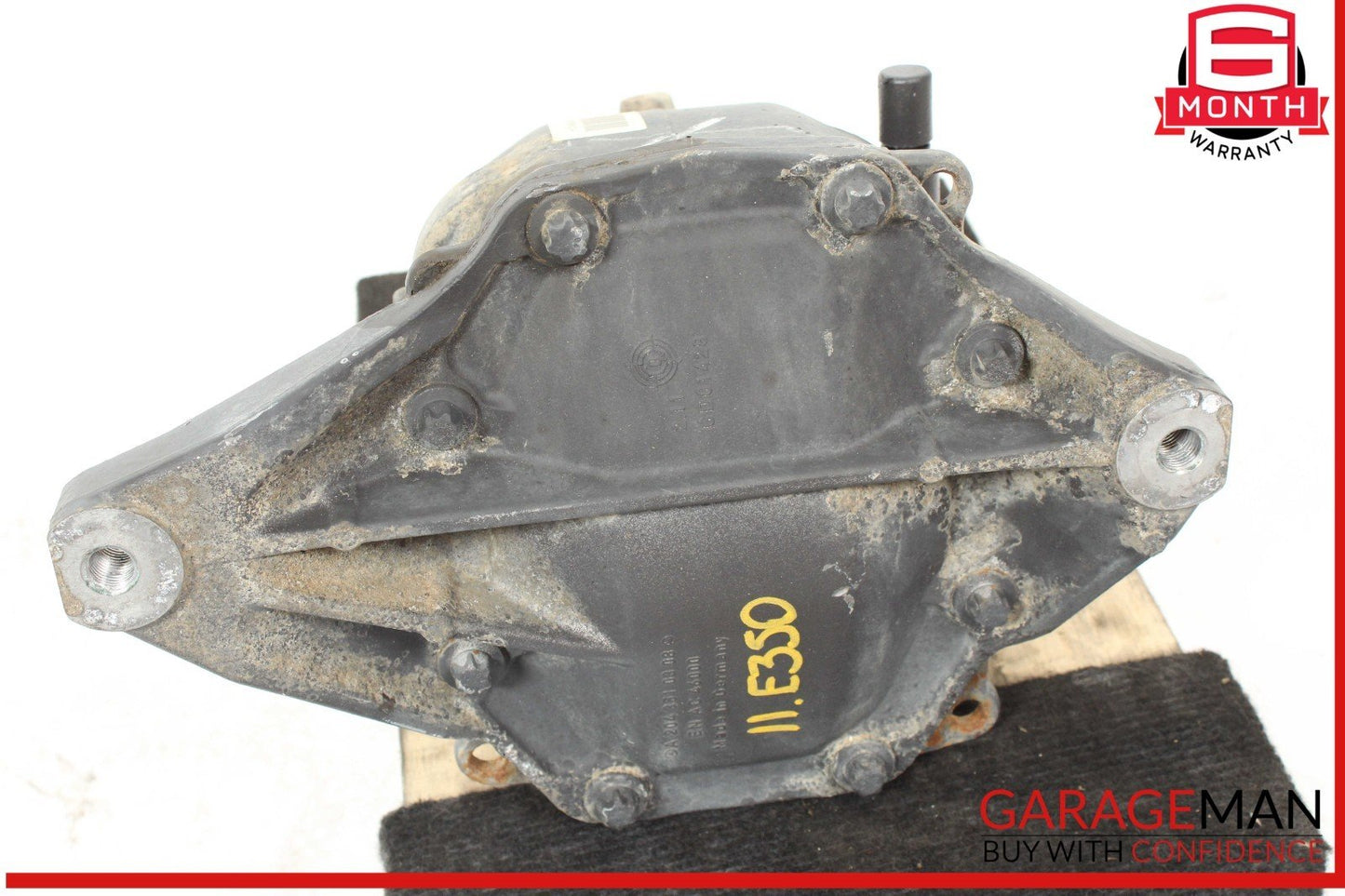 08-11 Mercedes W212 E350 C350 4Matic Rear Differential Diff Axle Carrier 3.07