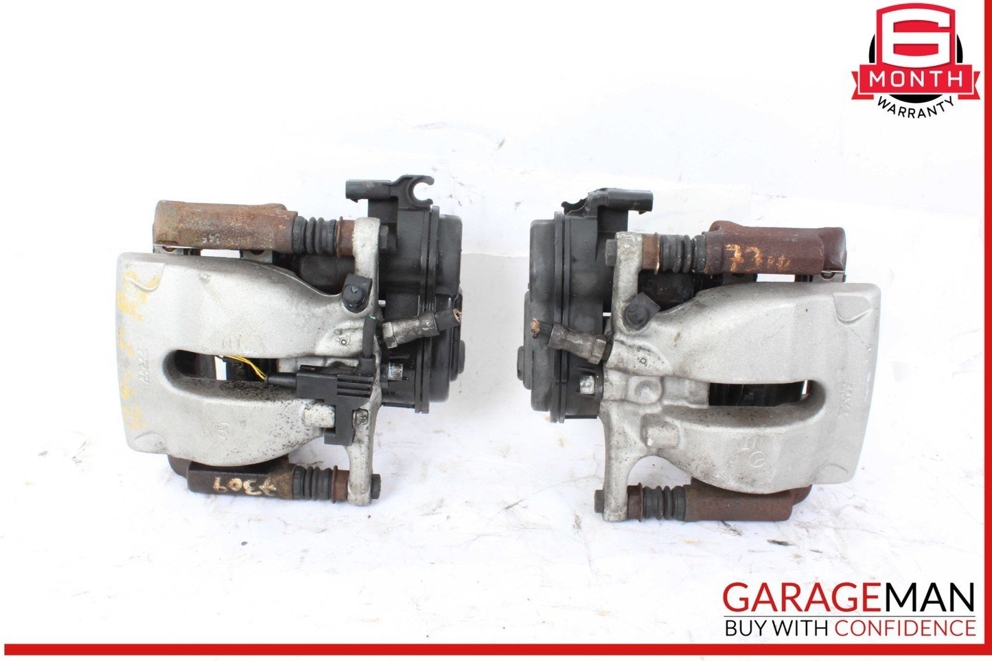 12-19 Mercedes X166 GL450 Rear Left & Right Side Brake Caliper Calipers Set OEM