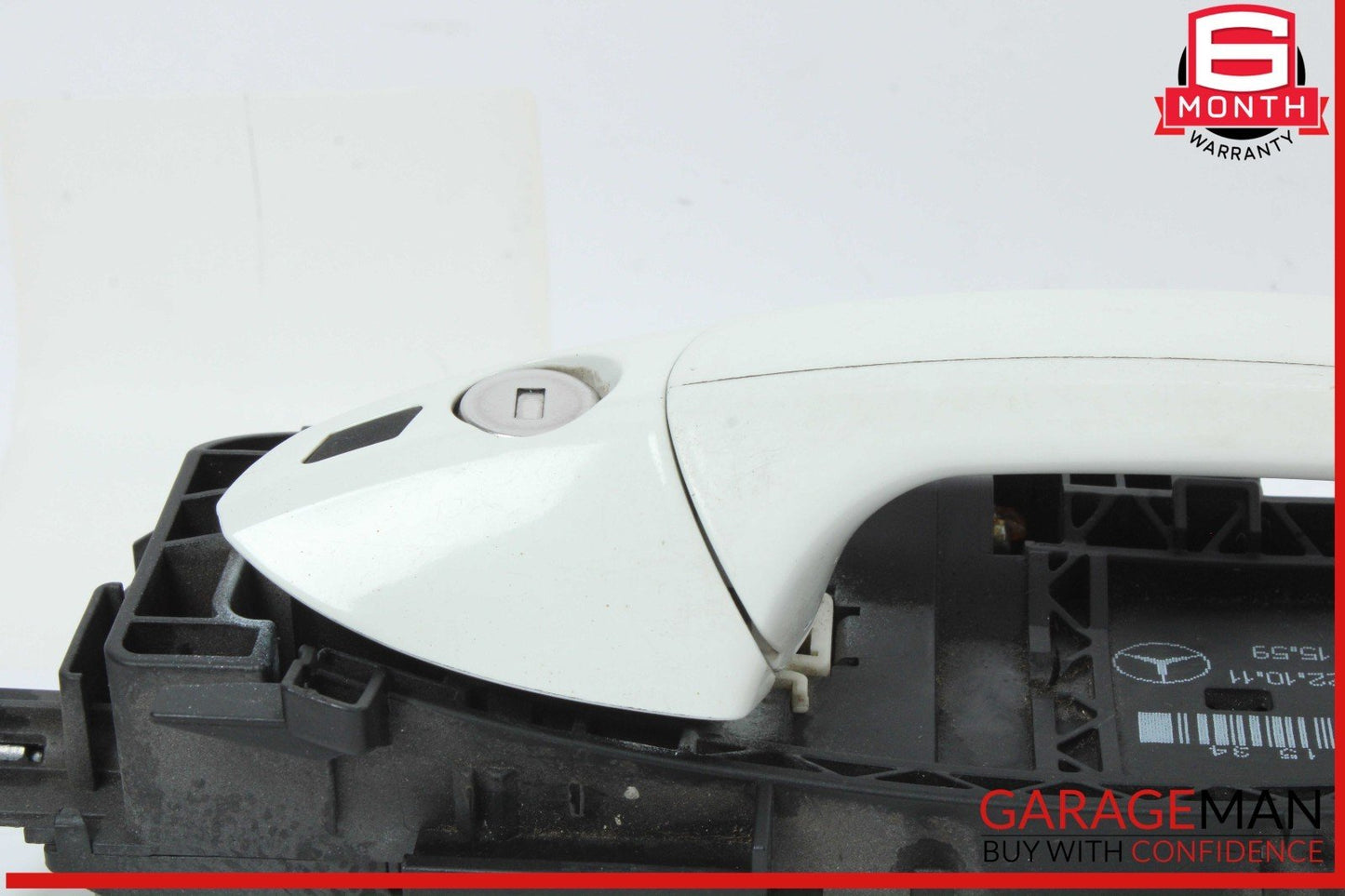 08-15 Mercedes X204 GLK350 Front Left Driver Side Exterior Door Handle White OEM