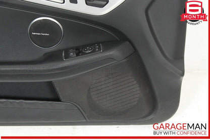 12-16 Mercedes R172 SLK250 Front Left Side Interior Door Panel Assembly Black
