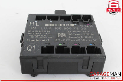 12-19 Mercedes X166 GL450 ML400 GLE350 Rear Left Side Door Control Module Unit