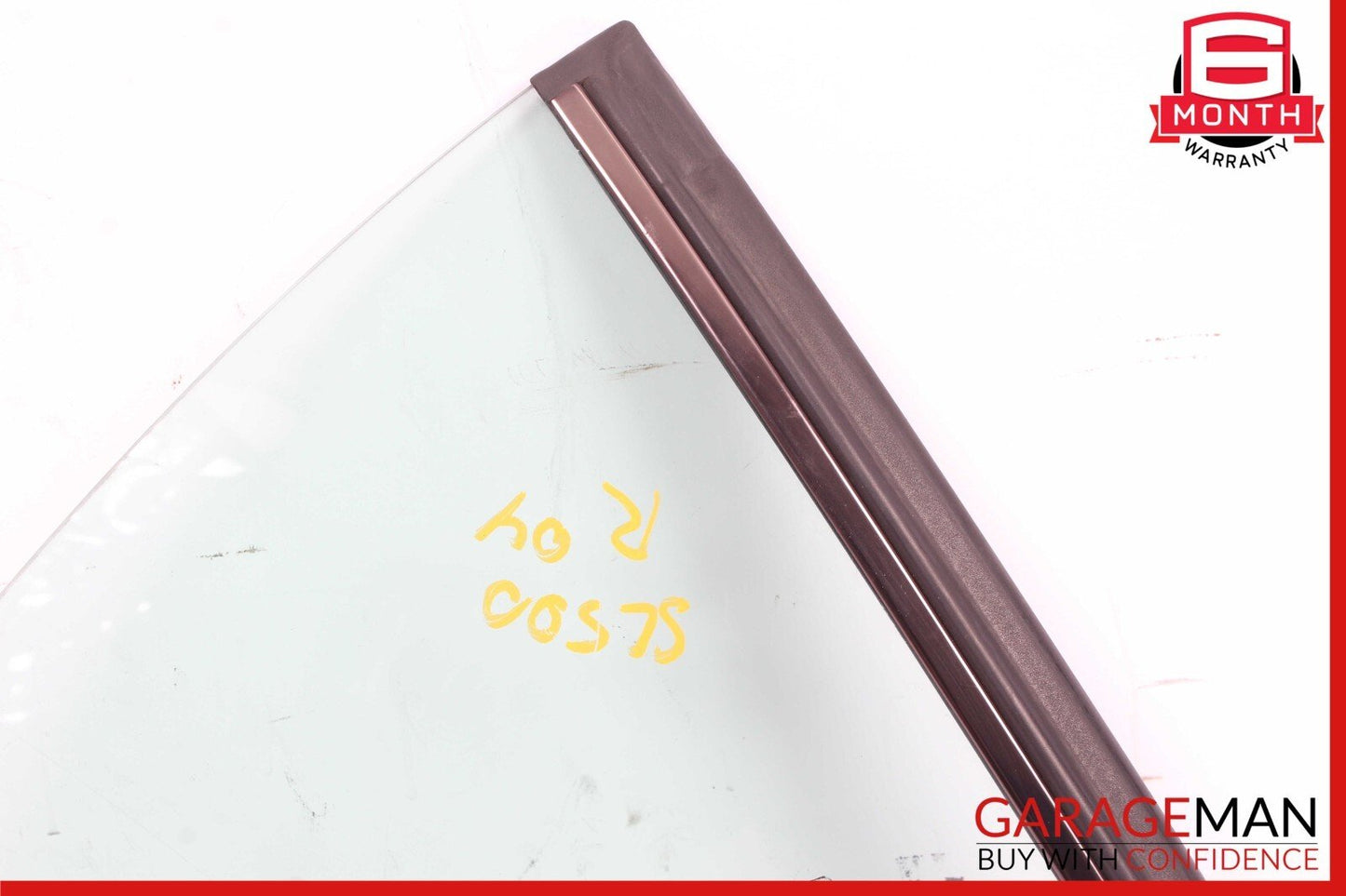 03-12 Mercedes R230 SL500 SL55 Rear Right Side Quarter Window Glass Clear