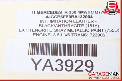 06-13 Mercedes W251 R350 GL450 Headlight Control Switch Module Unit