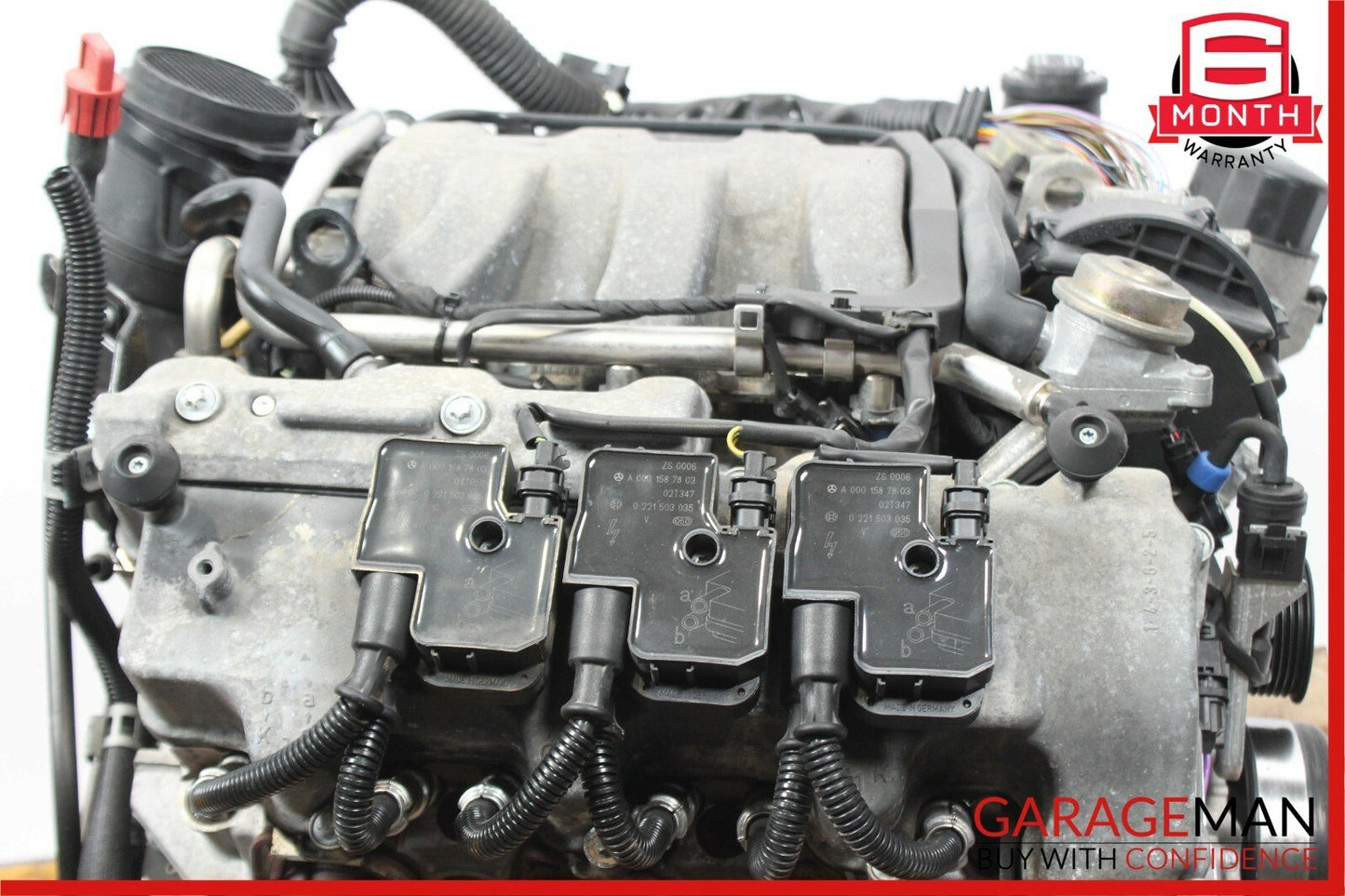 03-05 Mercedes W209 CLK320 E320 Complete Engine Motor Block Assembly OEM