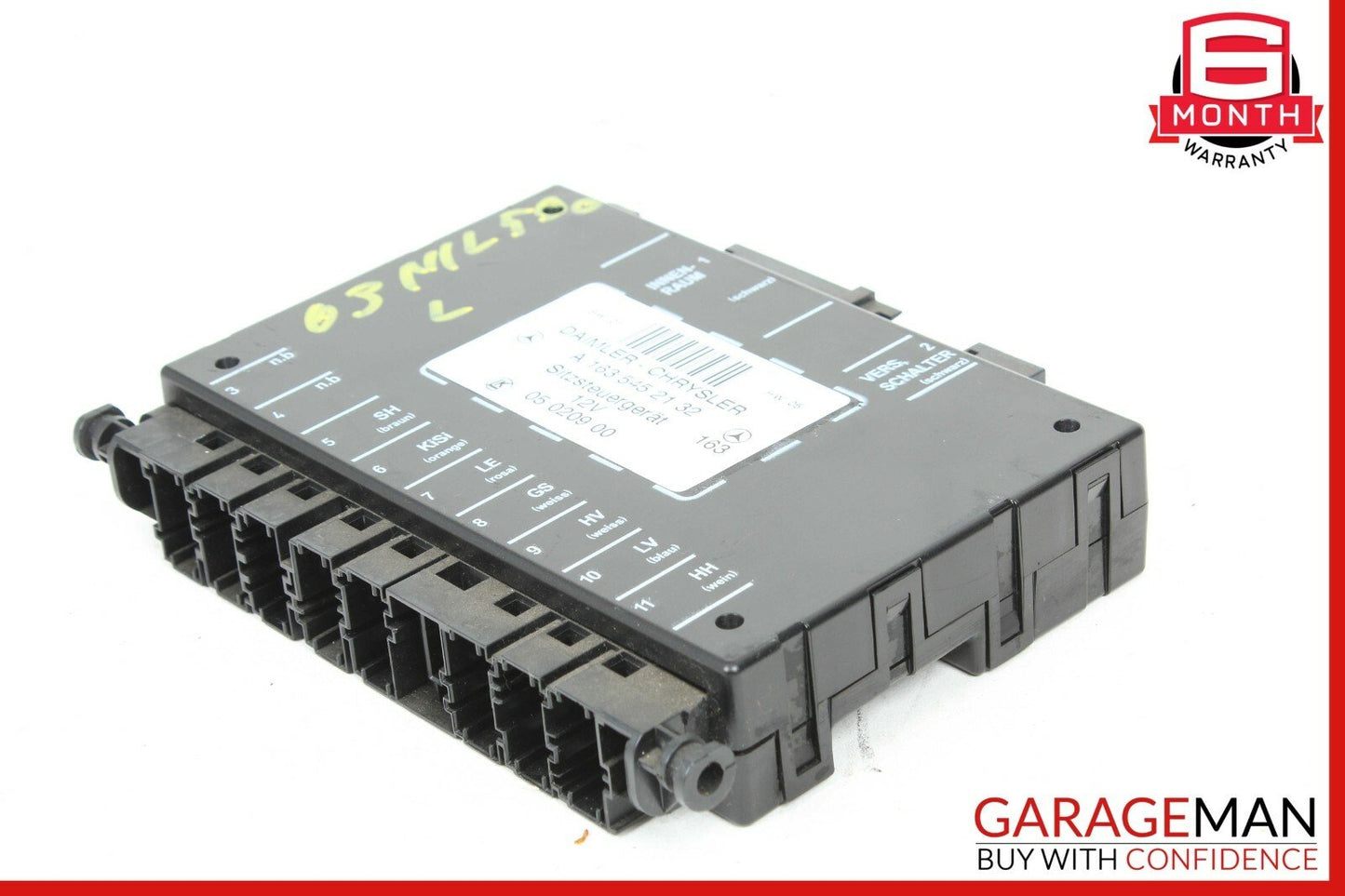 98-05 Mercedes W163 ML430 ML500 Front Left or Right Side Seat Control Module OEM