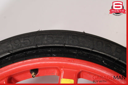11-17 Porsche Cayenne 958 Emergency Spare Tire Wheel Rim R18 18" 7P0601027 OEM