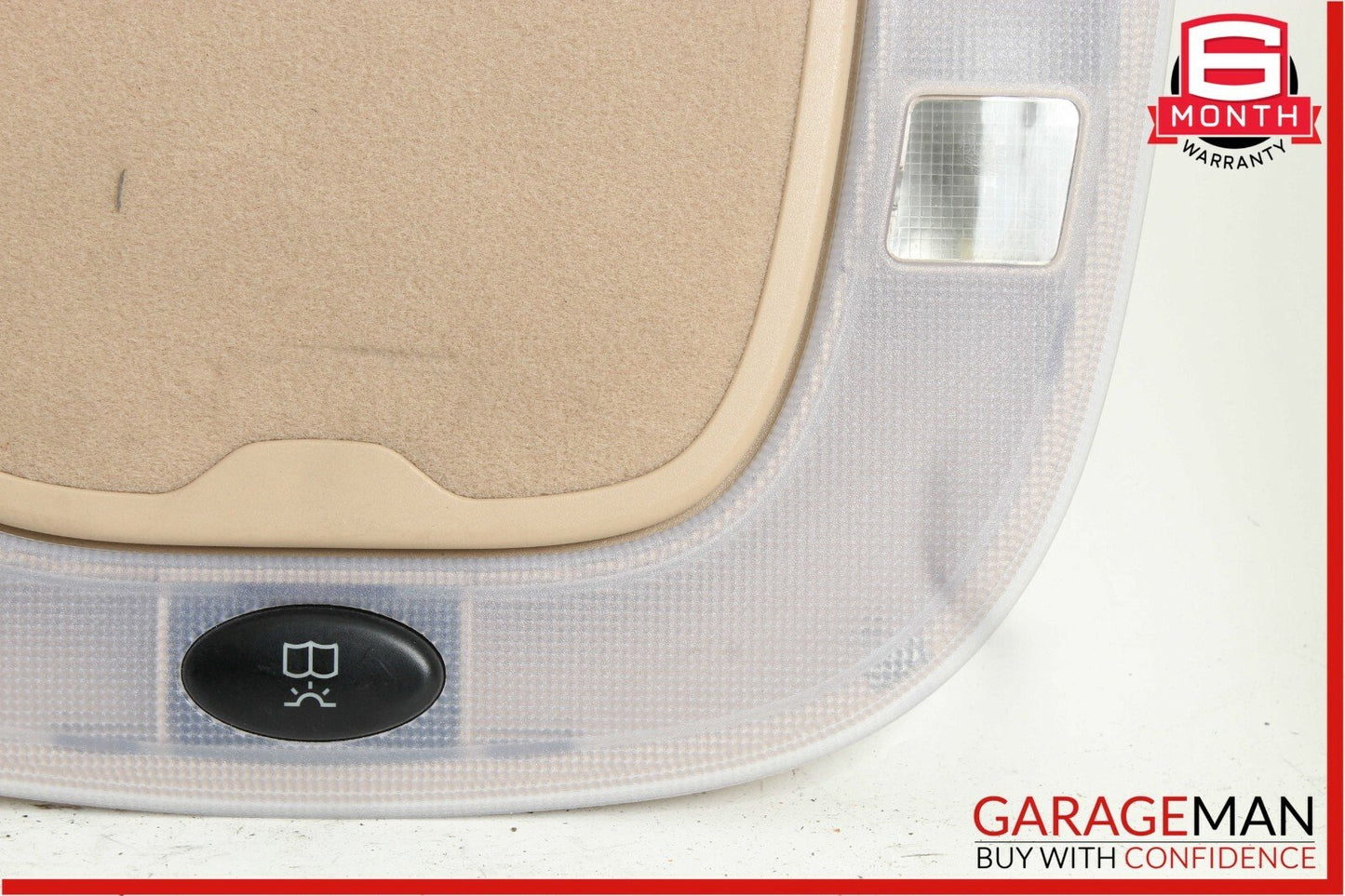 00-06 Mercedes W220 S500 Rear Right or Left Headliner Reading Map Dome Light Tan