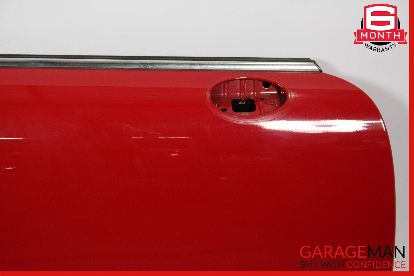 07-13 Mini Cooper Front Right Passenger Side Exterior Door Shell Frame Panel Red