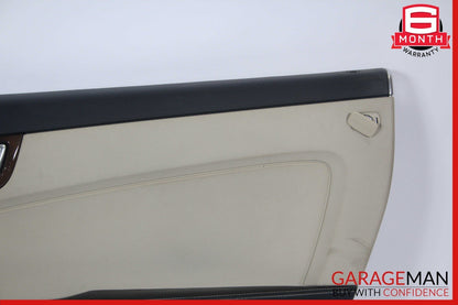 12-16 Mercedes R172 SLK250 Front Right Interior Door Trim Panel Cover Assy Beige