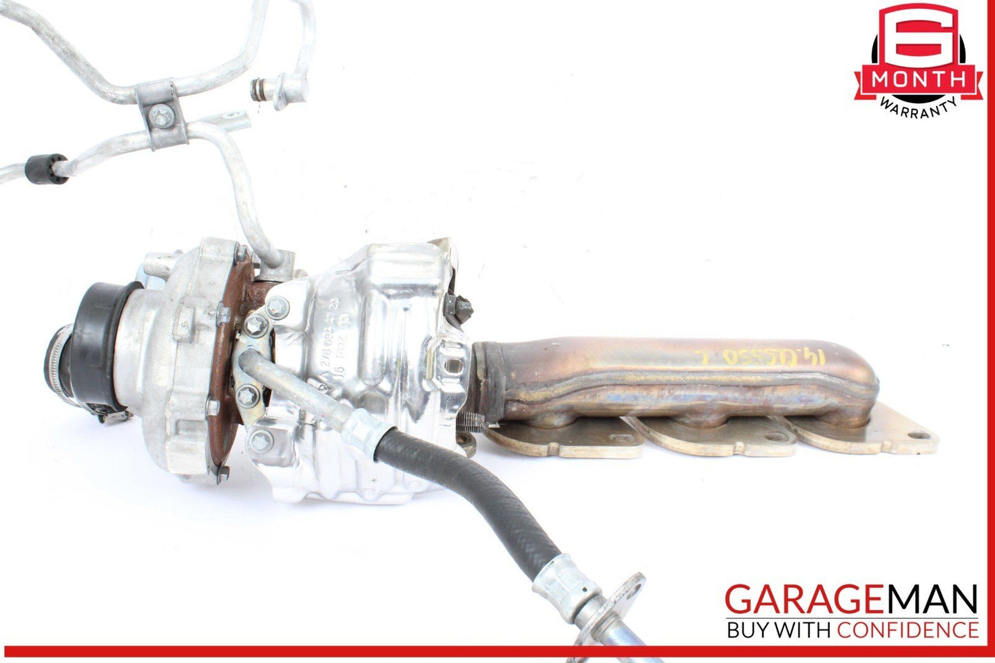 12-18 Mercedes W218 CLS550 E550 M278 Left Turbocharger Turbo Charger Manifold