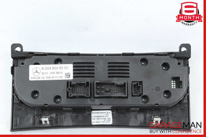 12-14 Mercedes W204 C250 C300 AC A/C Heater Climate Control 2049006005 OEM