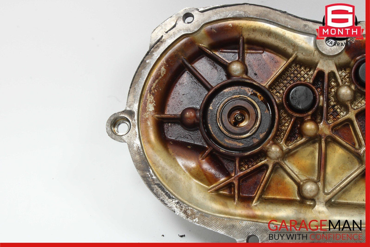 06-13 Mercedes W211 E350 S550 Front Right Engine Timing Chain Cover Plate OEM