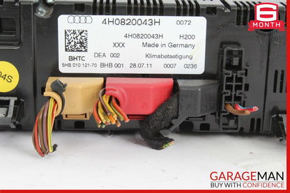 11-14 Audi A8 Quattro Front Dash HVAC AC Climate Temperature Control Switch OEM