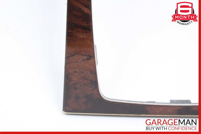 08-14 Mercedes  C250 GLK350 E350 Center Console Shift Shifter Bezel Trim Wood