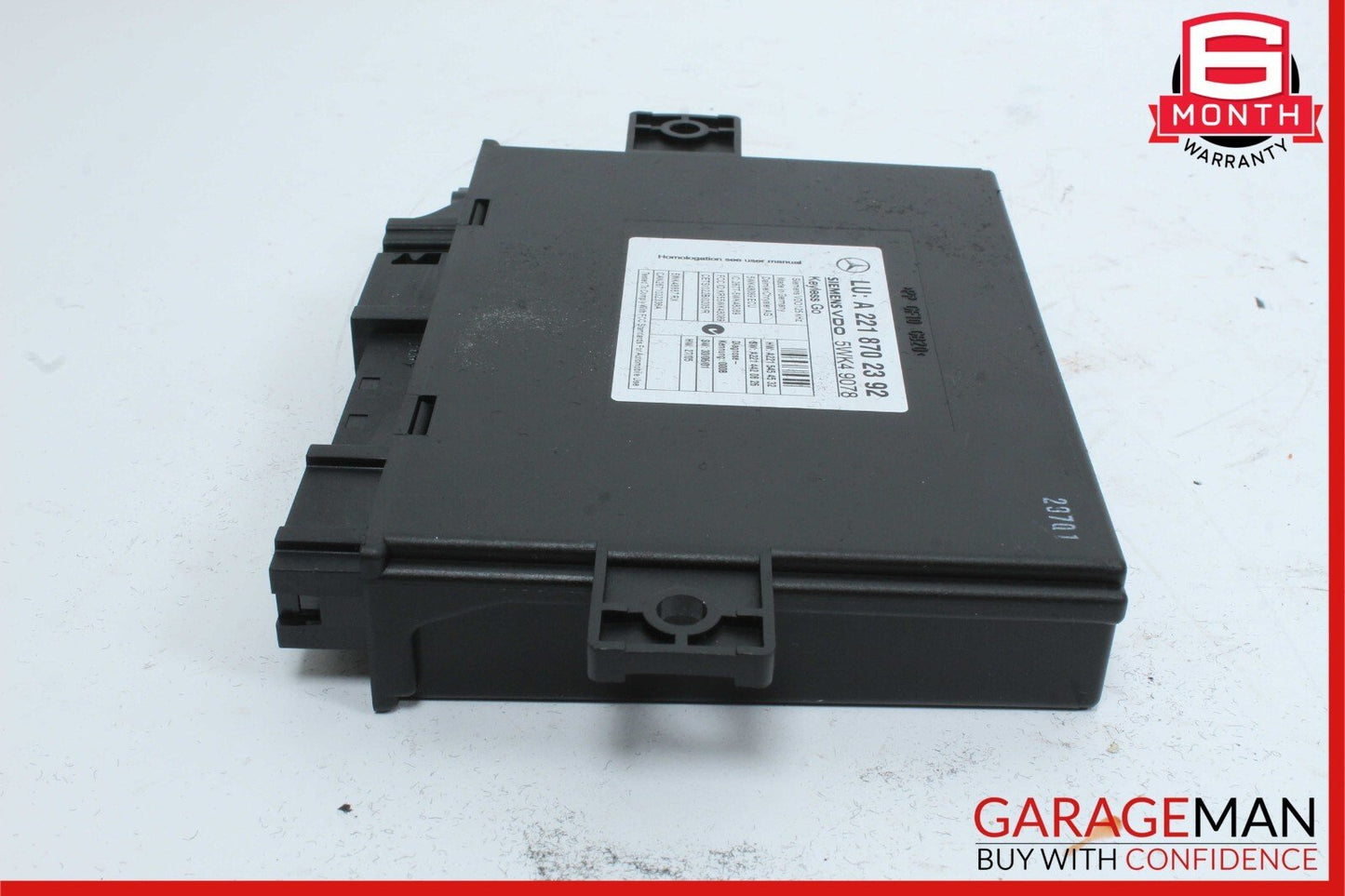 07-13 Mercedes W221 S550 CL550 Keyless Go Control Module Unit 2218702392 OEM