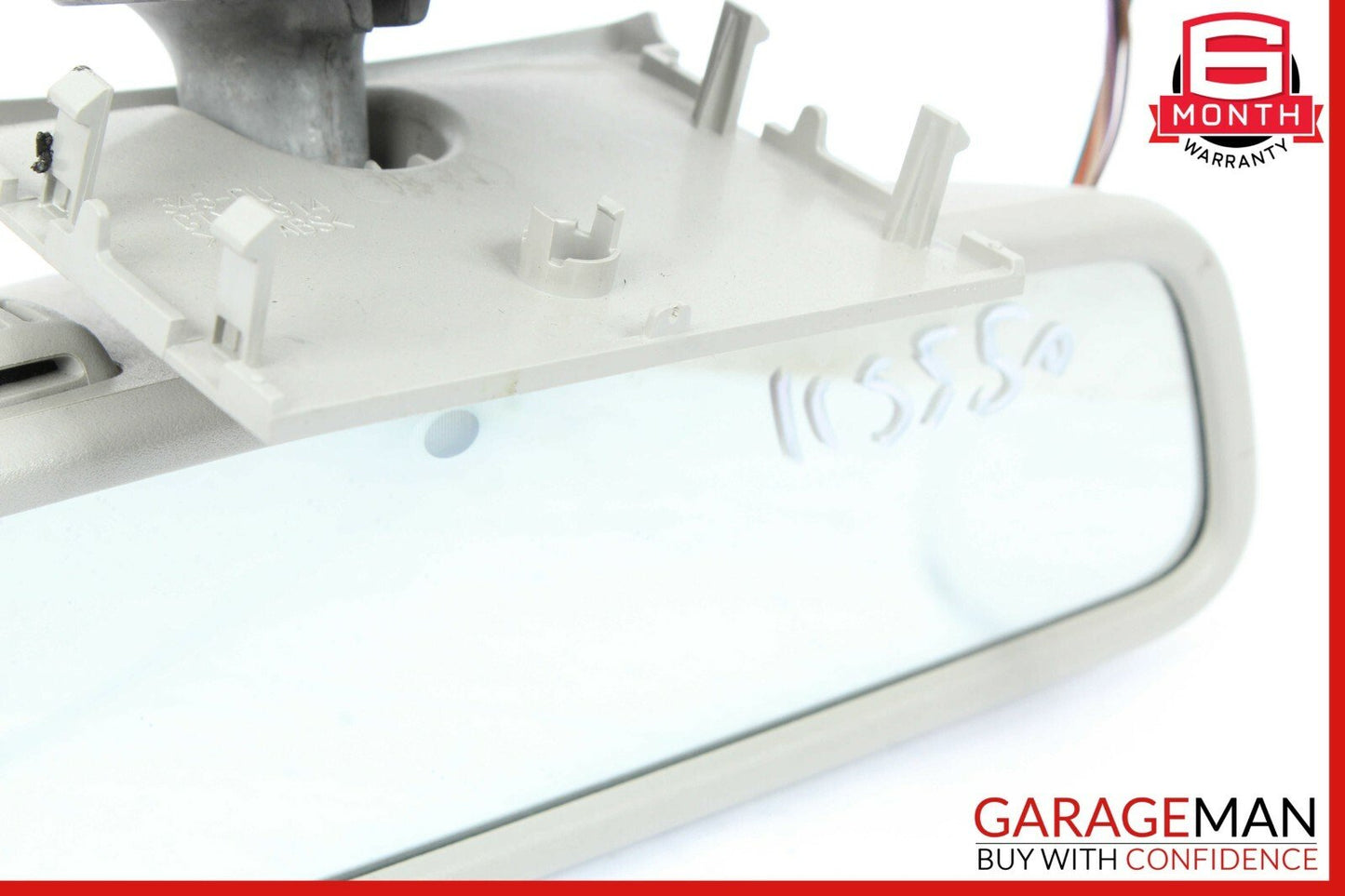 07-13 Mercedes W221 S550 S63 AMG Interior Top Upper Rear View Mirror Grey OEM