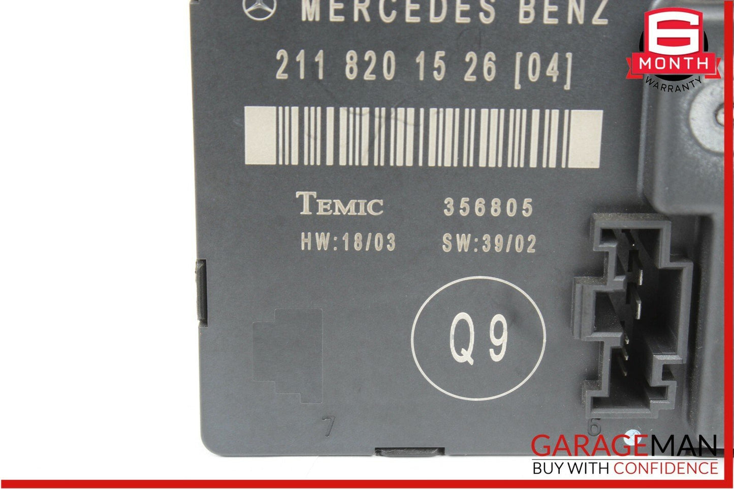 03-06 Mercedes W211 E500 E55 AMG Rear Left Driver Side Door Control Module OEM