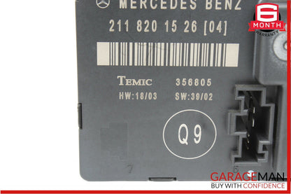 03-06 Mercedes W211 E500 E55 AMG Rear Left Driver Side Door Control Module OEM