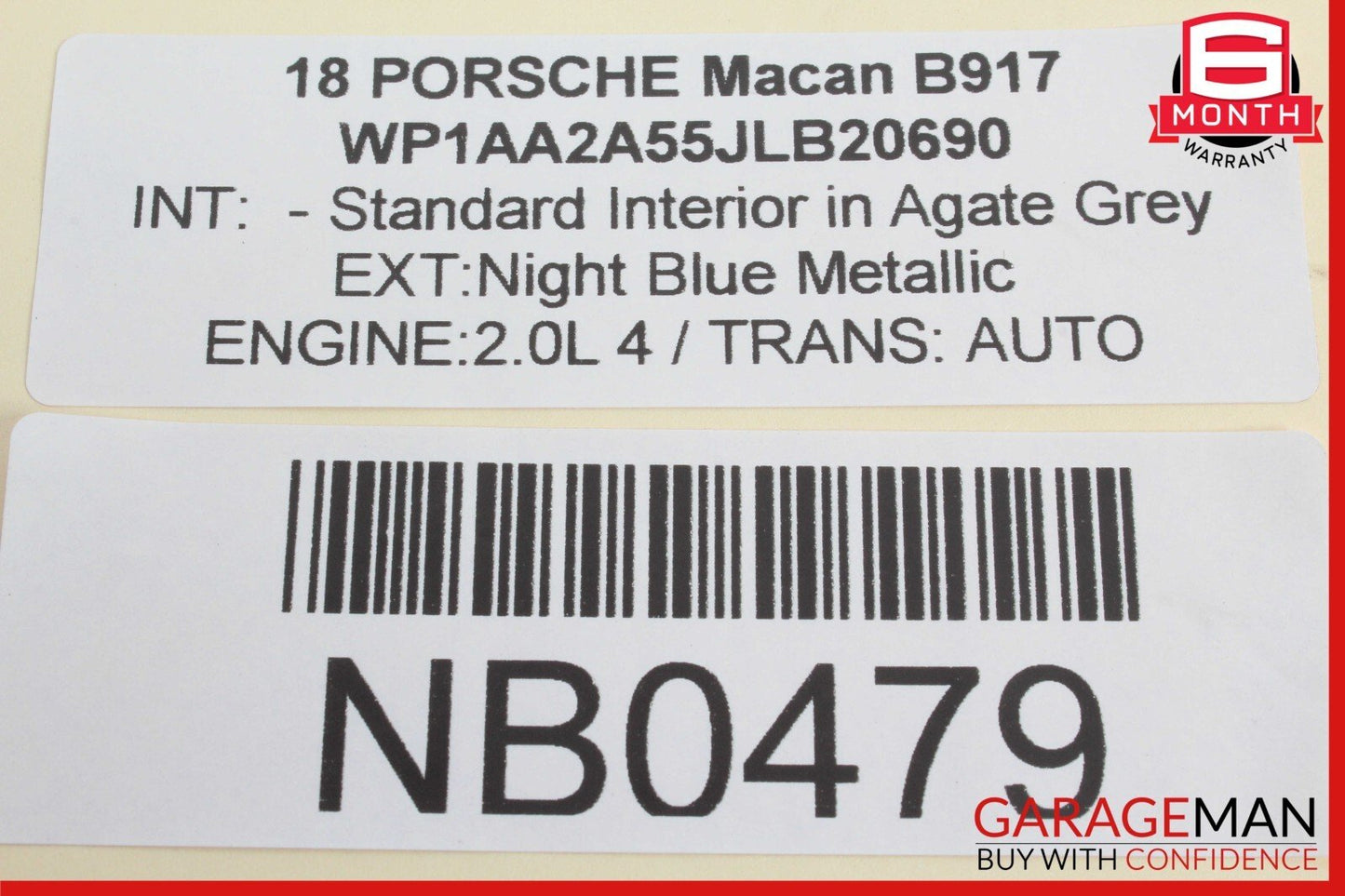 15-24 Porsche Macan Turbo 95B Headlight Control Switch 7P5941531G OEM