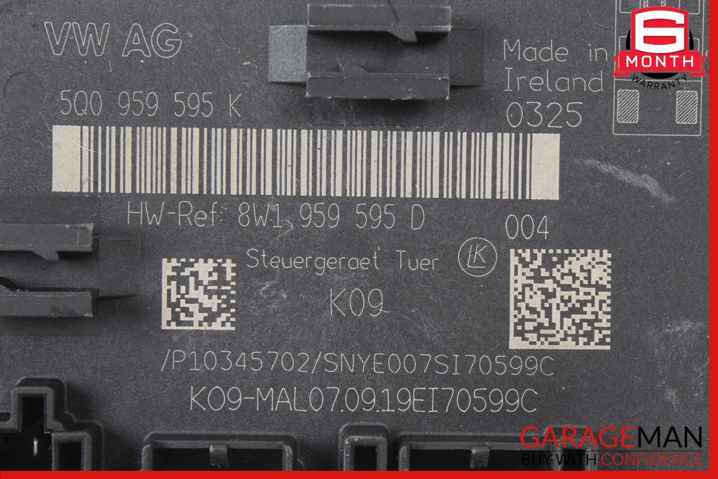 19-24 Audi Q3 Rear Left Driver Side Door Window Control Module OEM